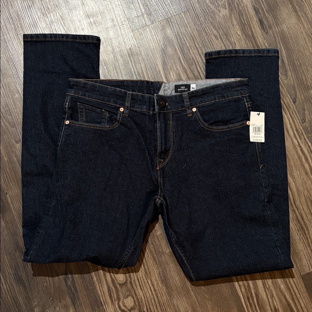 NWT Volcom Vorta slim fit jeans 34x32 - Picture 4 of 6
